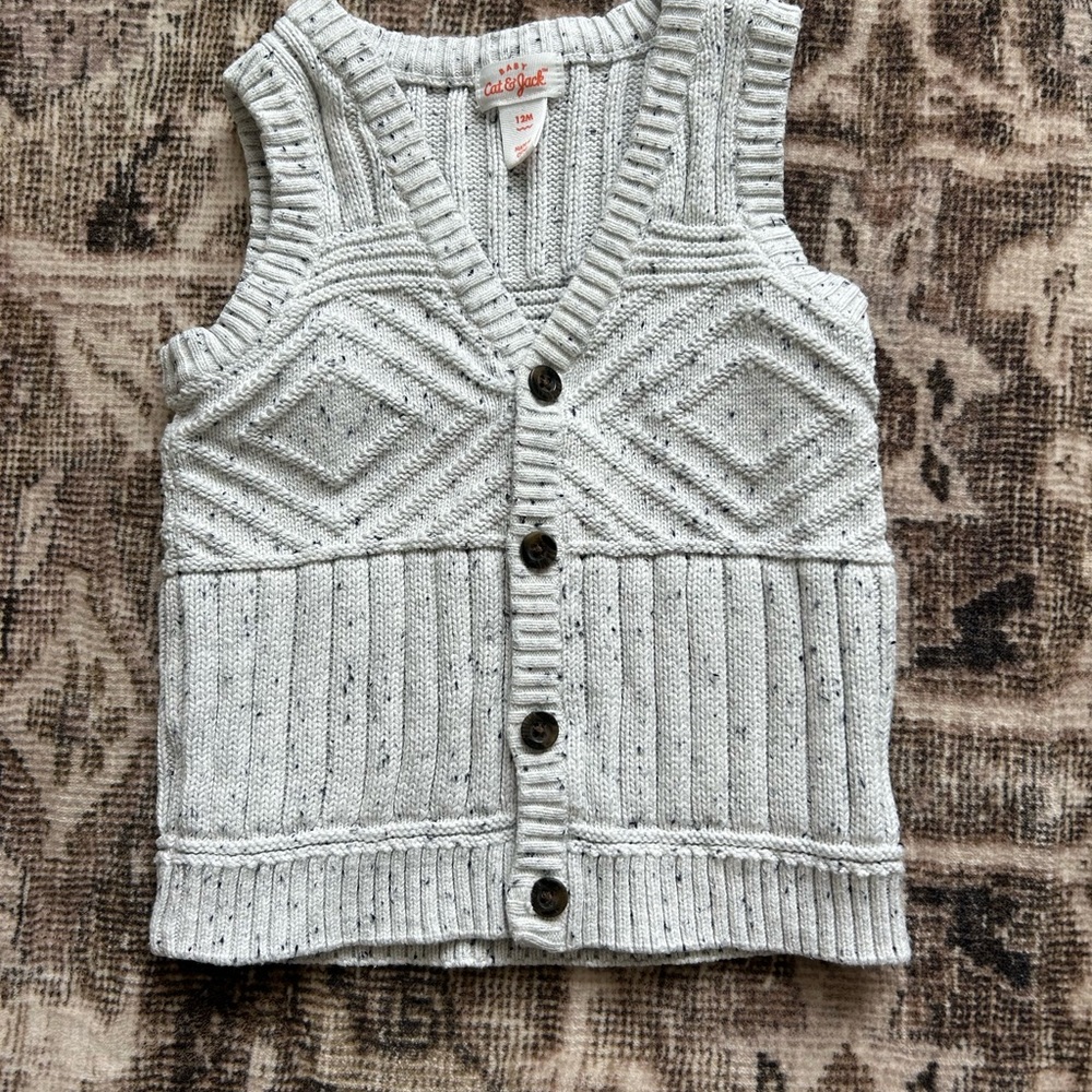Toddler knit vest
